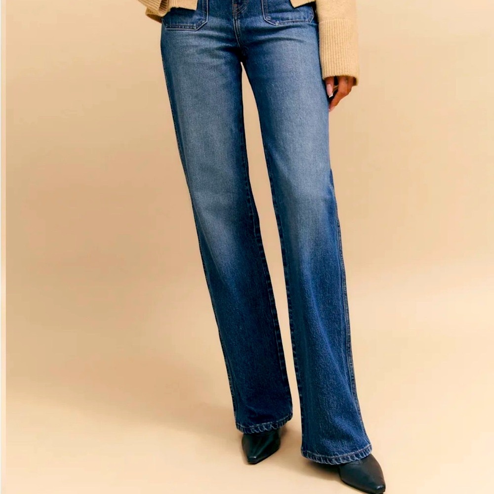 Reformation Alyssa wide leg jean- 28